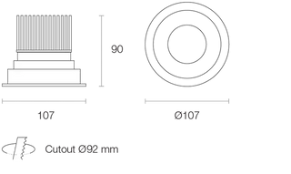 Trend PLATINUM P12H LED Downlight