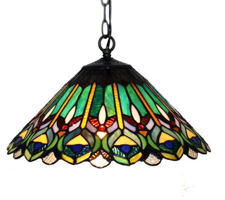 Toongabbie P16003 Leadlight Pendant 16″