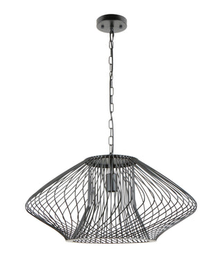 CLA Parrilla Interior Oval Cage Iron Pendant Lights OD600mm