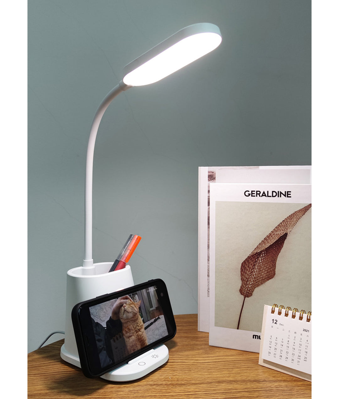 CLA PENMATE LED Rechargeable Portable Functional Touch Table Lamp