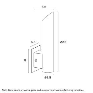 Telbix Penros 1 Light Exterior Wall Light