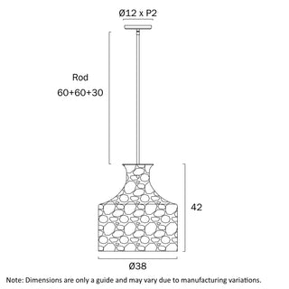 Telbix Perron 4 Light Pendant