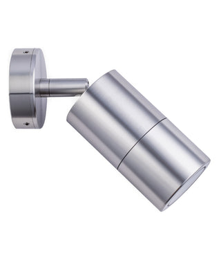 CLA GU10 Exterior Wall Pillar Spot Lights (Anodized Aluminium) IP65