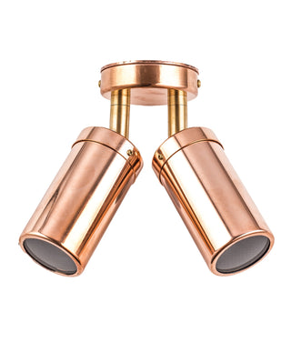 CLA Mr16  Exterior Wall Pillar Lights (Light Weight Copper) IP54
