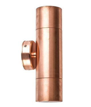 CLA GU10 Exterior Wall Pillar Spot Lights (Copper) IP65