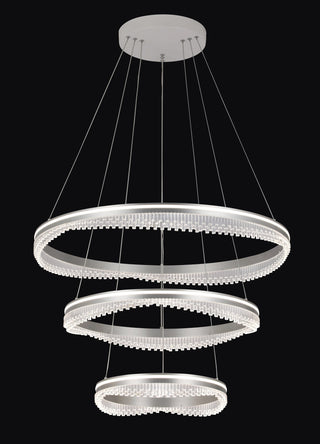 PHL6201-3 3 Ring Glacier Pendant