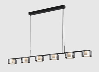 PHL6202-6/BK Taupo 6 Light Pendant