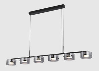 PHL6203-6/BK Tekapo 6 Light Pendant