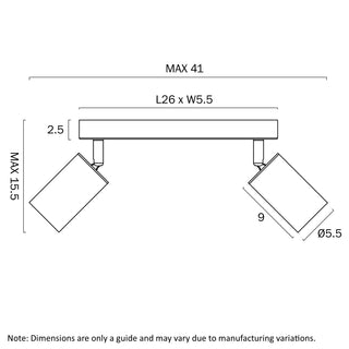 Telbix Picard 2 Light Spotlight