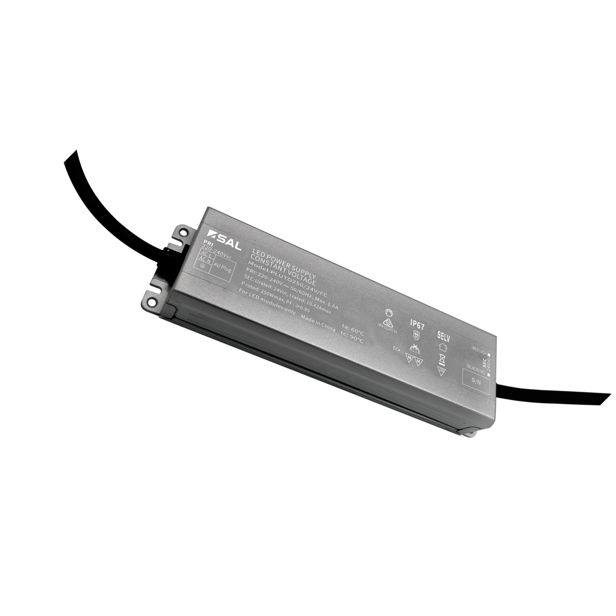 SAL PLUTO 250FC Constant Voltage LED drivers IP66