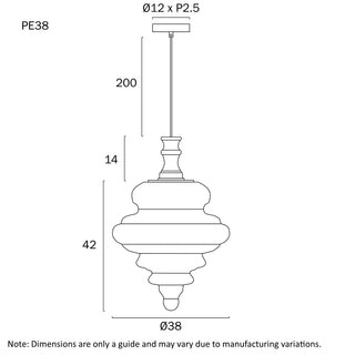 Telbix Privas 38cm Pendant Light