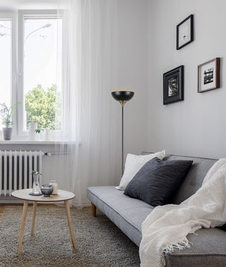 CLA Progetto Iron Matte Up Light Floor Lamps