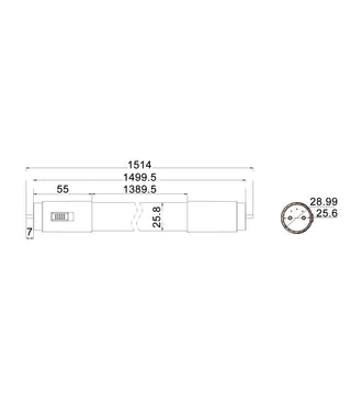 CLA T8 LED Tri-CCT Tubes 2FT 4FT 5FT