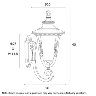 Telbix Ramiro 20 Exterior Wall Bracket