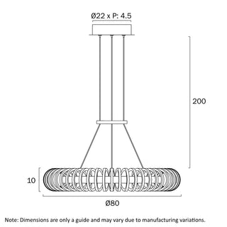 Telbix Romay 80 Pendant Light
