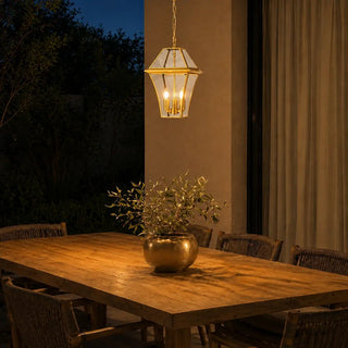 Telbix Rye 27cm Pendant Light Solid Brass Large