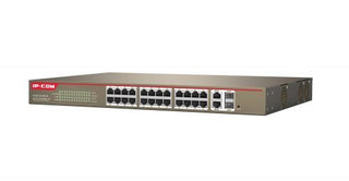 PSA IP-COM 24-Port 100M+2-Port Gigabit TP/SFP Combo Web Smart PoE Switch