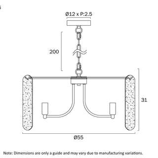 Telbix Samona 6 Light Pendant