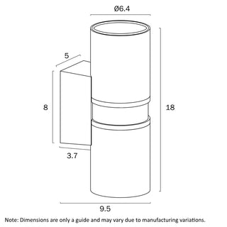 Telbix Sarnel Exterior Wall Light