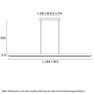 Telbix Serda Linnear Pendant Light