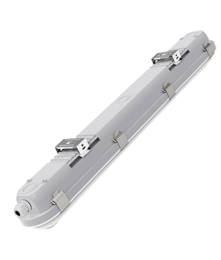 CLA Shieldtir Exterior LED Waterproof Dual Power & Tri-CCT Battens IP65 IK08