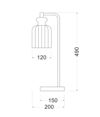 CLA Sino Interior Ellipse Clear Glass Shade Marble Base Table Lamps