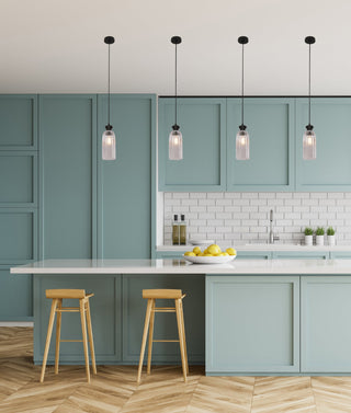 CLA Sino Interior Ellipse Clear Glass Shade Pendant Lights