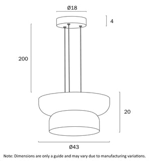 Telbix Skapa Pendant BA