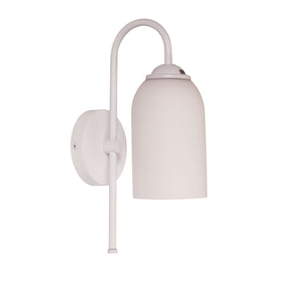 Oriel Arlington Wall White Opal Matt Glass Wall Light