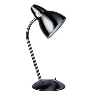 Oriel Trax Brushed Chrome Classic Gooseneck Task Lamp