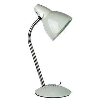 Oriel Trax White Classic Gooseneck Task Lamp