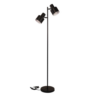 Oriel Ari Mid-Century Floor Lamp Black