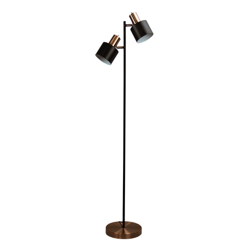 Oriel Lighting ARI TWIN FLOOR Mid-Century Task Lamp