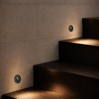 Telbix Snap Round Recess Step Light