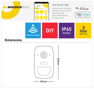 Mercator Ikuü Smart Nash Wi-Fi Rechargeable Security Camera