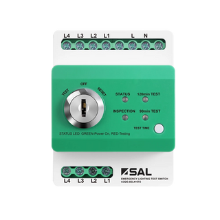 SAL Steward SEL416TS 240V Rated 16A Four Pole Emergency Lighting Test Switch