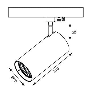 SAL Unitrek STR3/9017/30TC/DP 21/30W Three Circuit Track Head