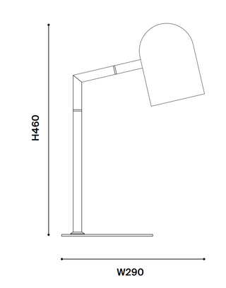 Mayfield Pia Desk Lamp