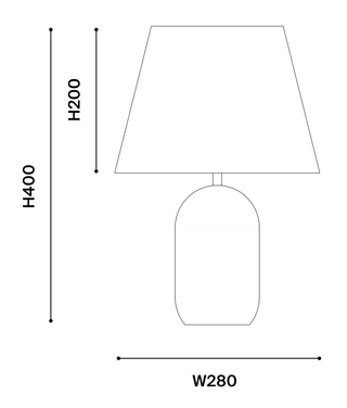 Mayfield Misty Table Lamp