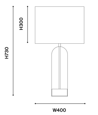 Mayfield Ira White Table Lamp