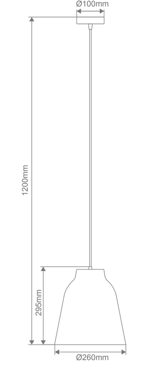 Domus ZOEY 260MM Shade Pendant