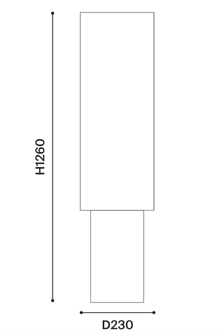 Mayfield Sable Linen Floor Lamp