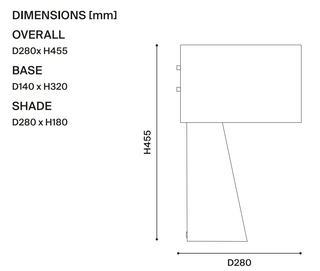 Mayfield Zentra Black Table Lamp