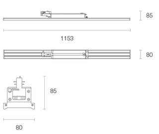 Trend ZTX80 80W Continuous Linear Track