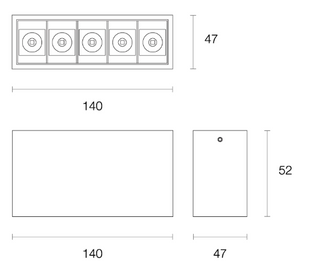 Trend Slot LSM5 10W Surface Mounted Miniature Linear Downlight