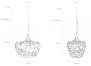 MDA Weave Iron Pendant