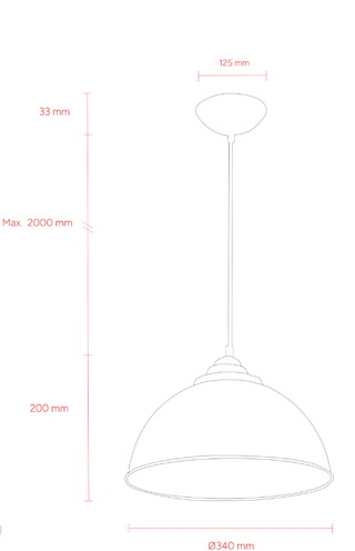 MDA Newport Small Pendant