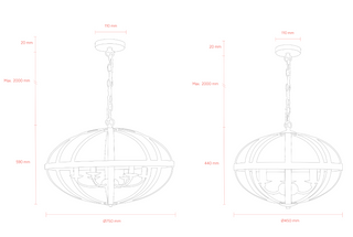 MDA Lincon Iron Pendant