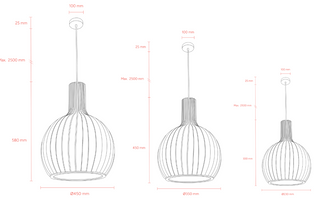 MDA Boaz Timber Pendant