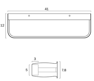 Telbix Keylor Large Led Wall Light